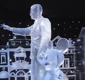 Sneeuw- en IJssculpturenfestival rond Disney gestart